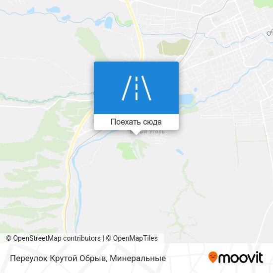 Карта Переулок Крутой Обрыв