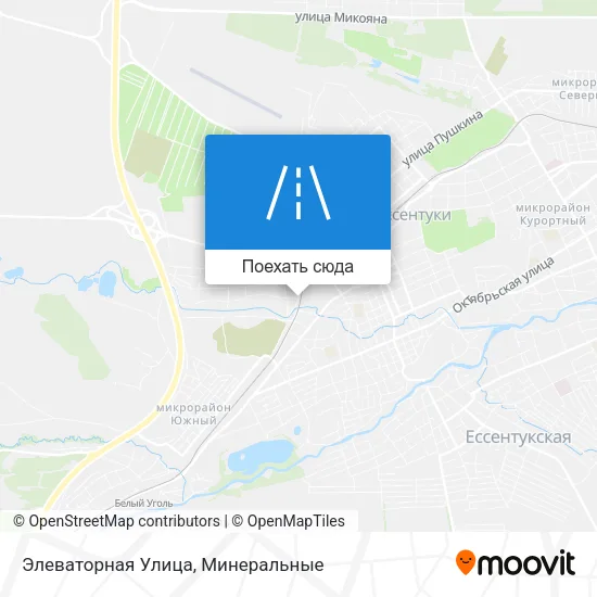 Карта Элеваторная Улица