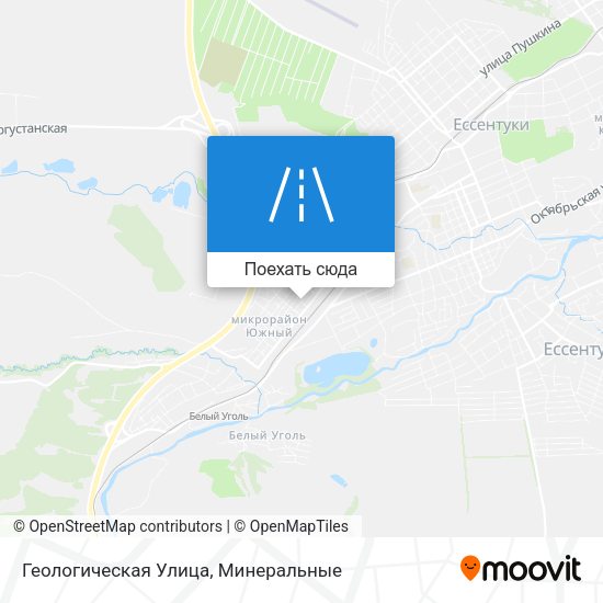 Карта Геологическая Улица