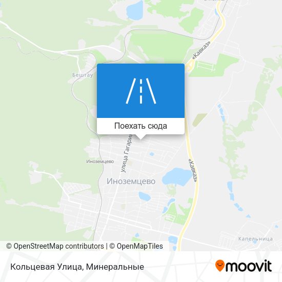 Карта Кольцевая Улица