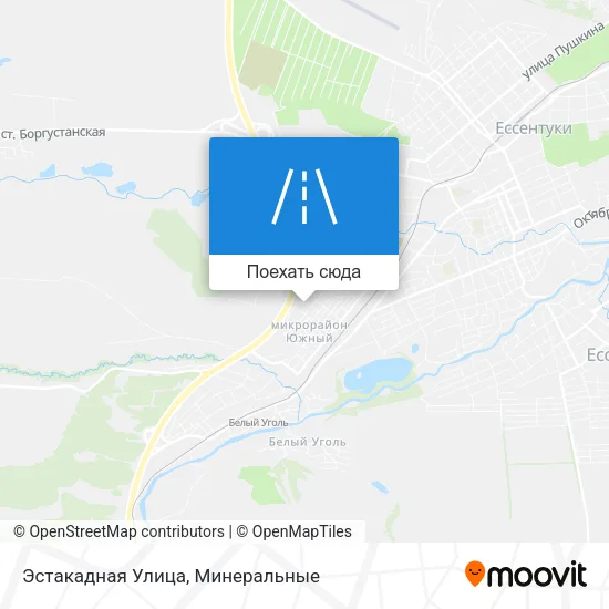 Карта Эстакадная Улица