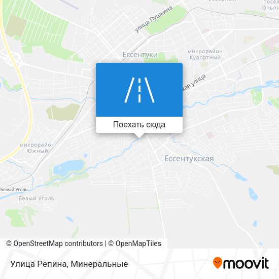 Карта Улица Репина