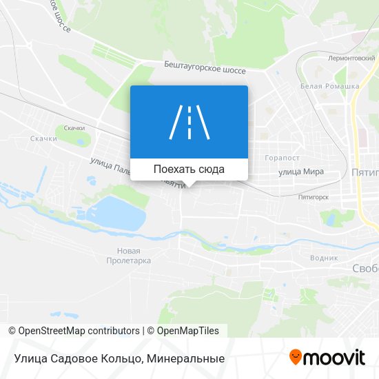 Карта Улица Садовое Кольцо
