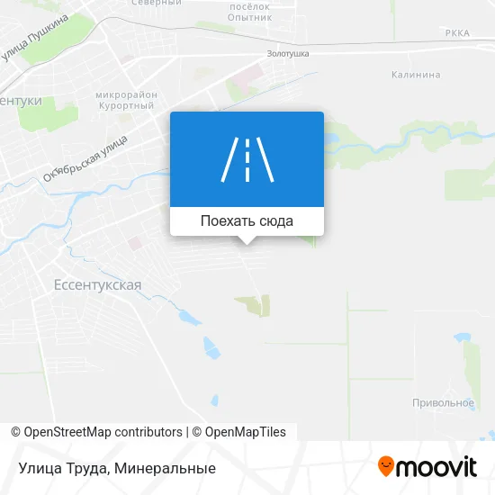 Карта Улица Труда