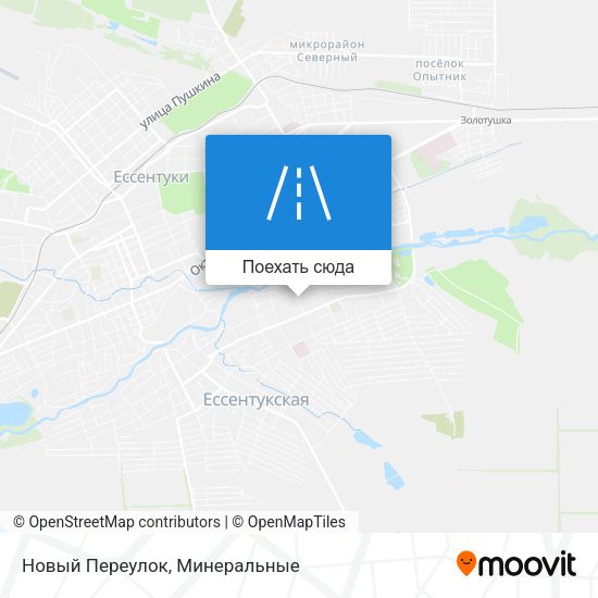 Карта Новый Переулок