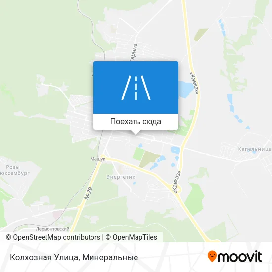 Карта Колхозная Улица