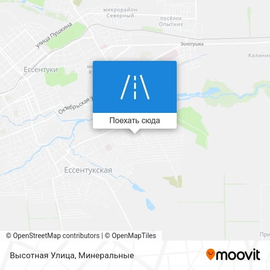 Карта Высотная Улица