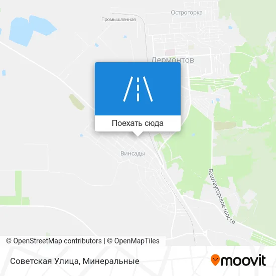 Карта Советская Улица