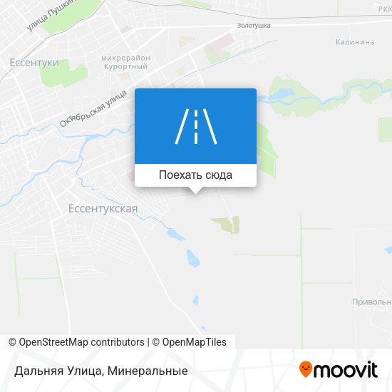Карта Дальняя Улица