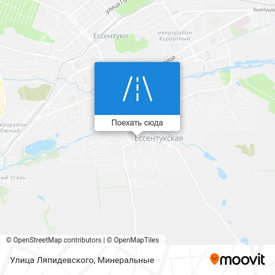 Карта Улица Ляпидевского