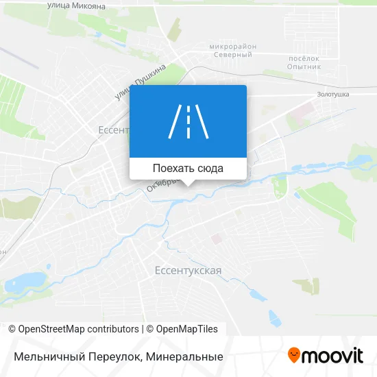 Карта Мельничный Переулок