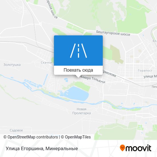 Карта Улица Егоршина