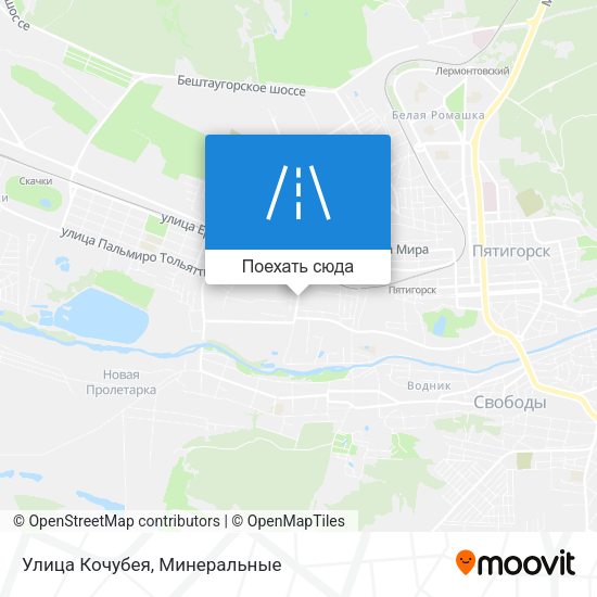Карта Улица Кочубея