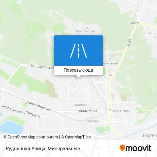 Карта Рудничная Улица