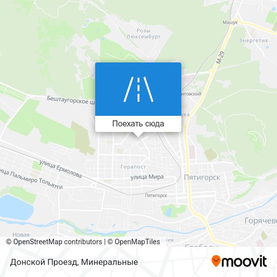 Карта Донской Проезд
