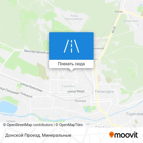 Карта Донской Проезд