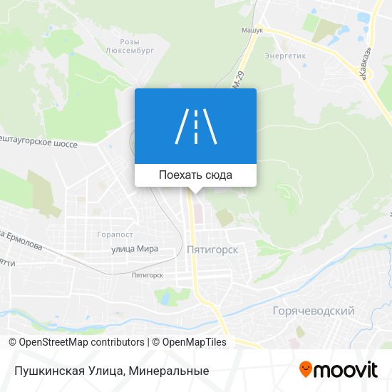 Карта Пушкинская Улица