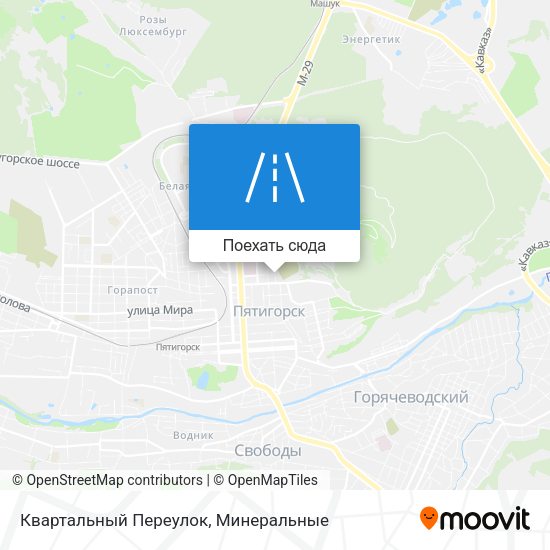 Карта Квартальный Переулок