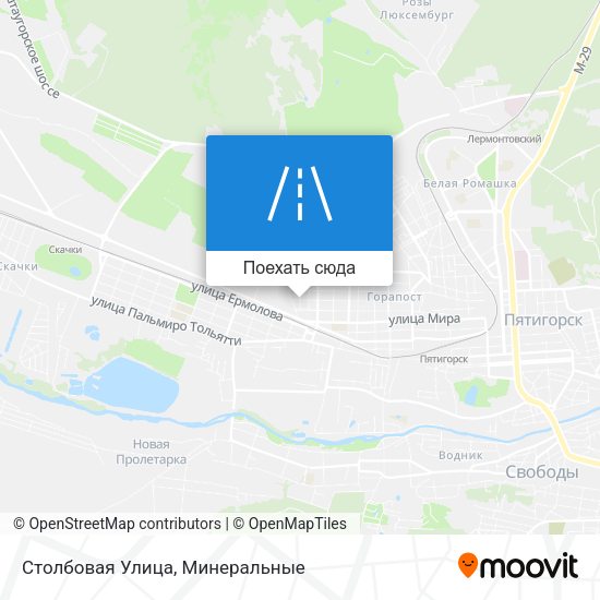 Карта Столбовая Улица