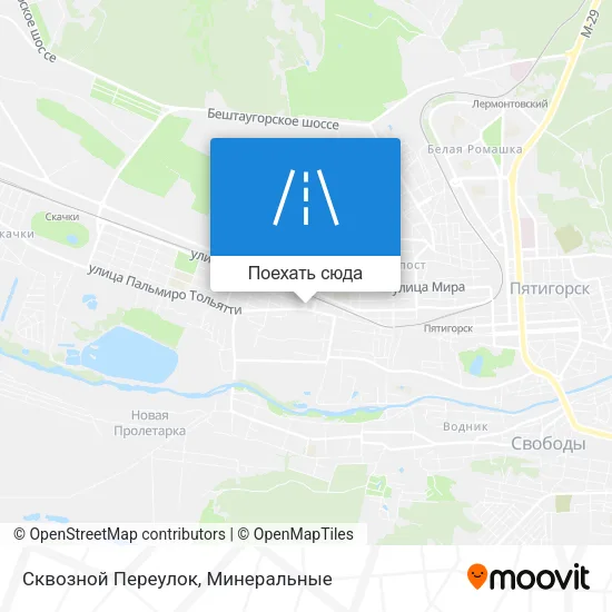 Карта Сквозной Переулок