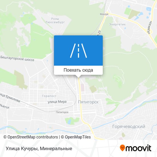 Карта Улица Кучуры