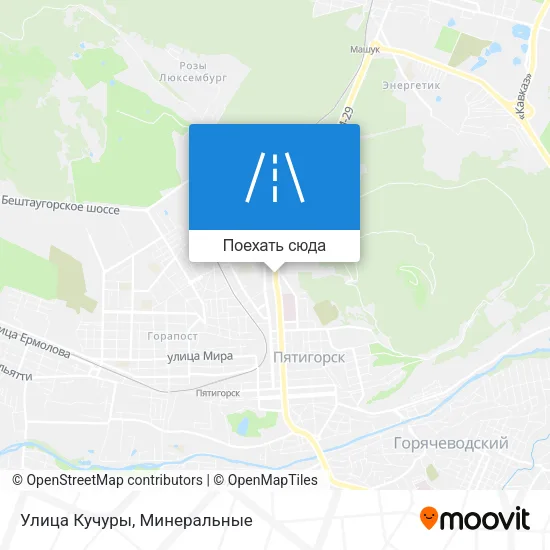 Карта Улица Кучуры