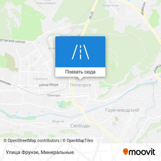 Карта Улица Фрунзе