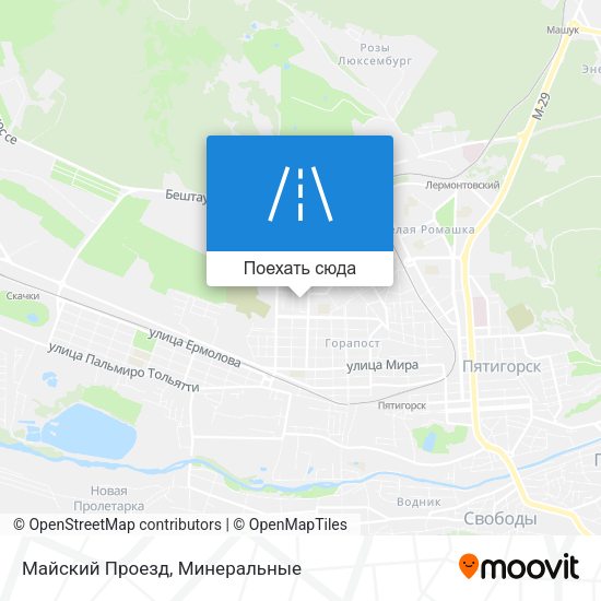 Карта Майский Проезд