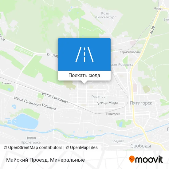 Карта Майский Проезд