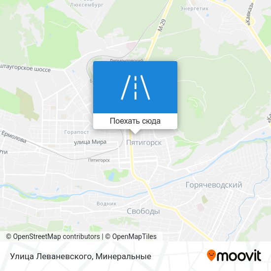 Карта Улица Леваневского