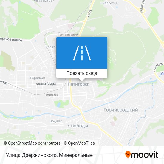 Карта Улица Дзержинского