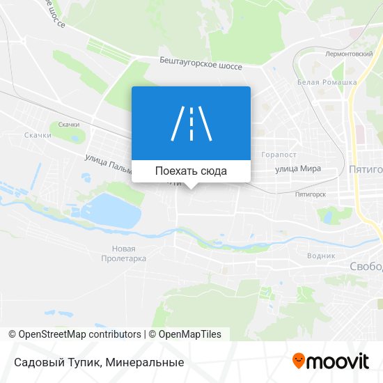 Карта Садовый Тупик