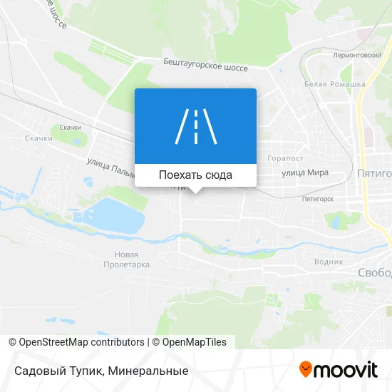 Карта Садовый Тупик