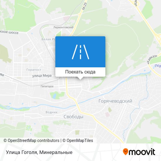 Карта Улица Гоголя