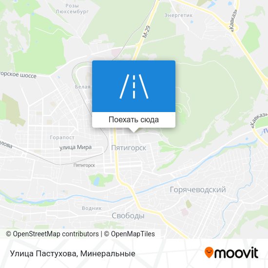 Карта Улица Пастухова