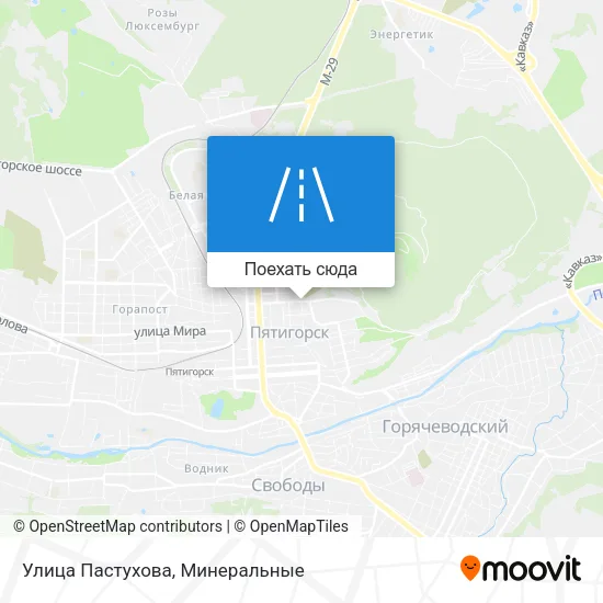 Карта Улица Пастухова