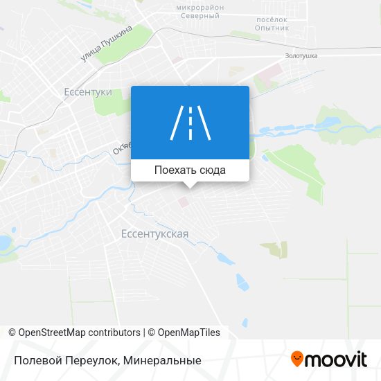 Карта Полевой Переулок