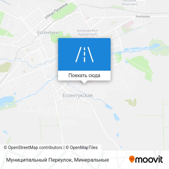 Карта Муниципальный Переулок