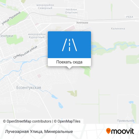 Карта Лучезарная Улица