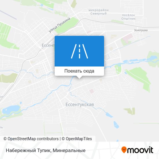 Карта Набережный Тупик