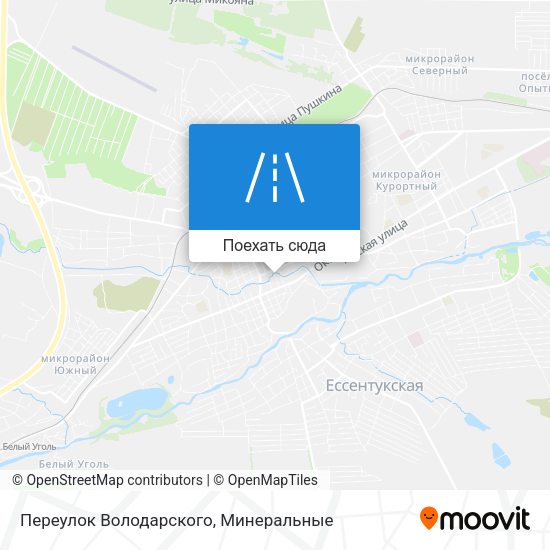 Карта Переулок Володарского