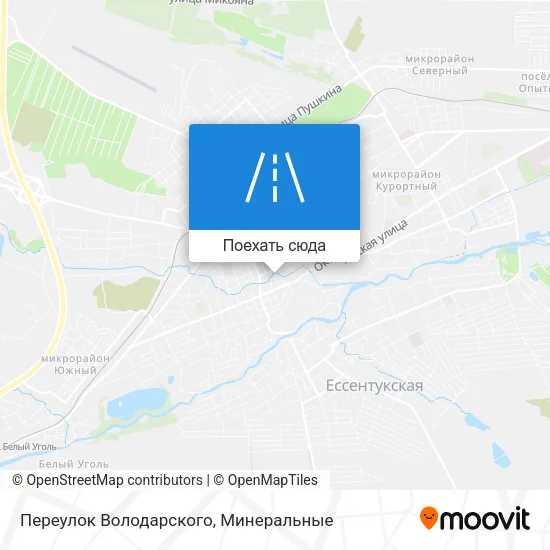 Карта Переулок Володарского