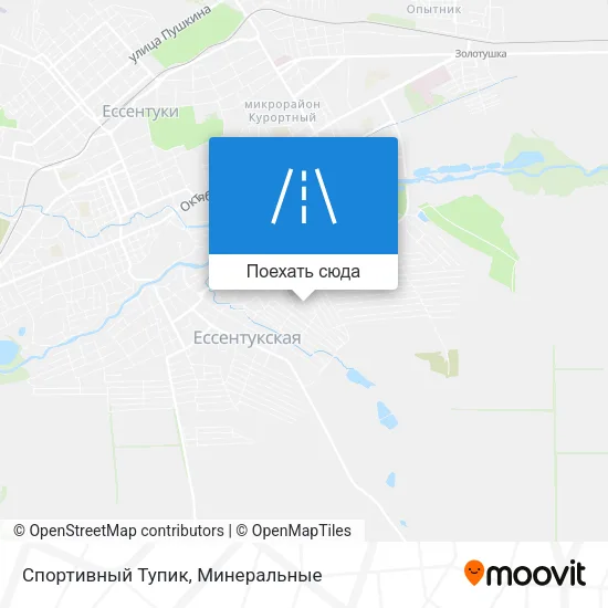 Карта Спортивный Тупик