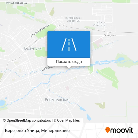 Карта Береговая Улица