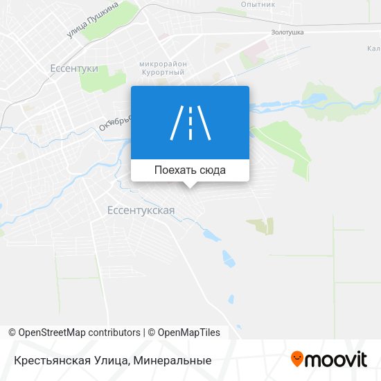 Карта Крестьянская Улица