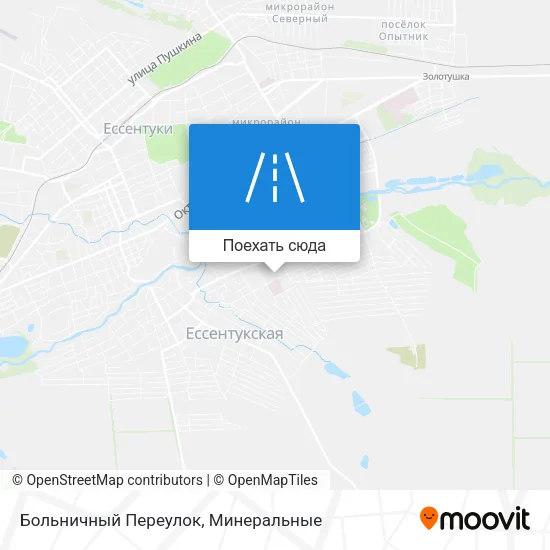 Карта Больничный Переулок
