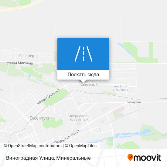 Карта Виноградная Улица