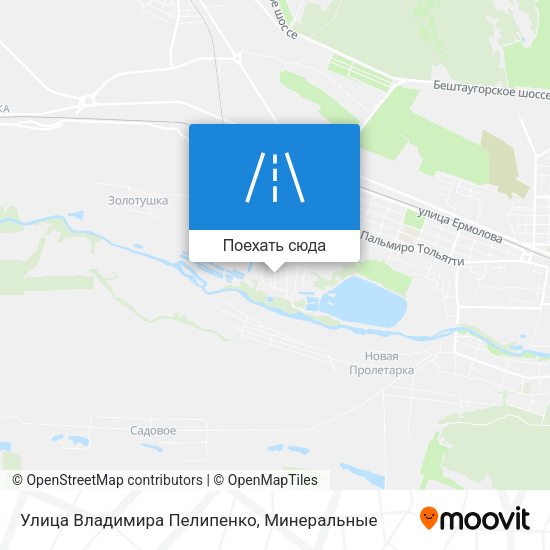 Карта Улица Владимира Пелипенко