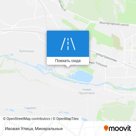 Карта Ивовая Улица
