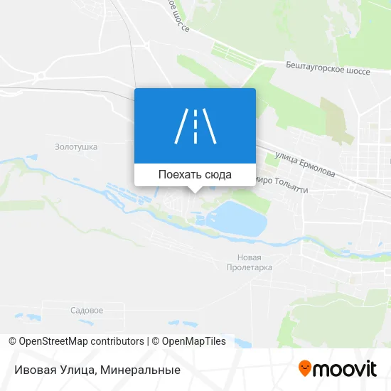 Карта Ивовая Улица